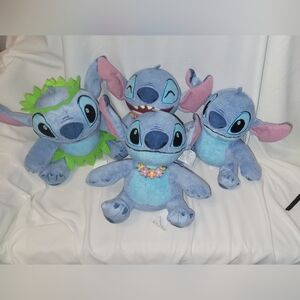 4 Stuffed Stitch Animals Plush